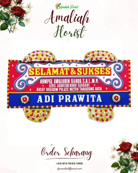 Papan Bunga Ucapan Selamat Pasirhalang